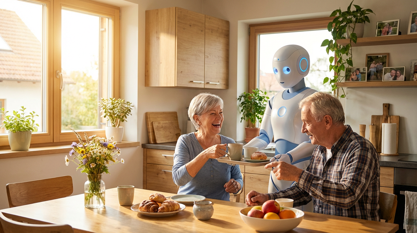 Robot assistant des personnes âgées