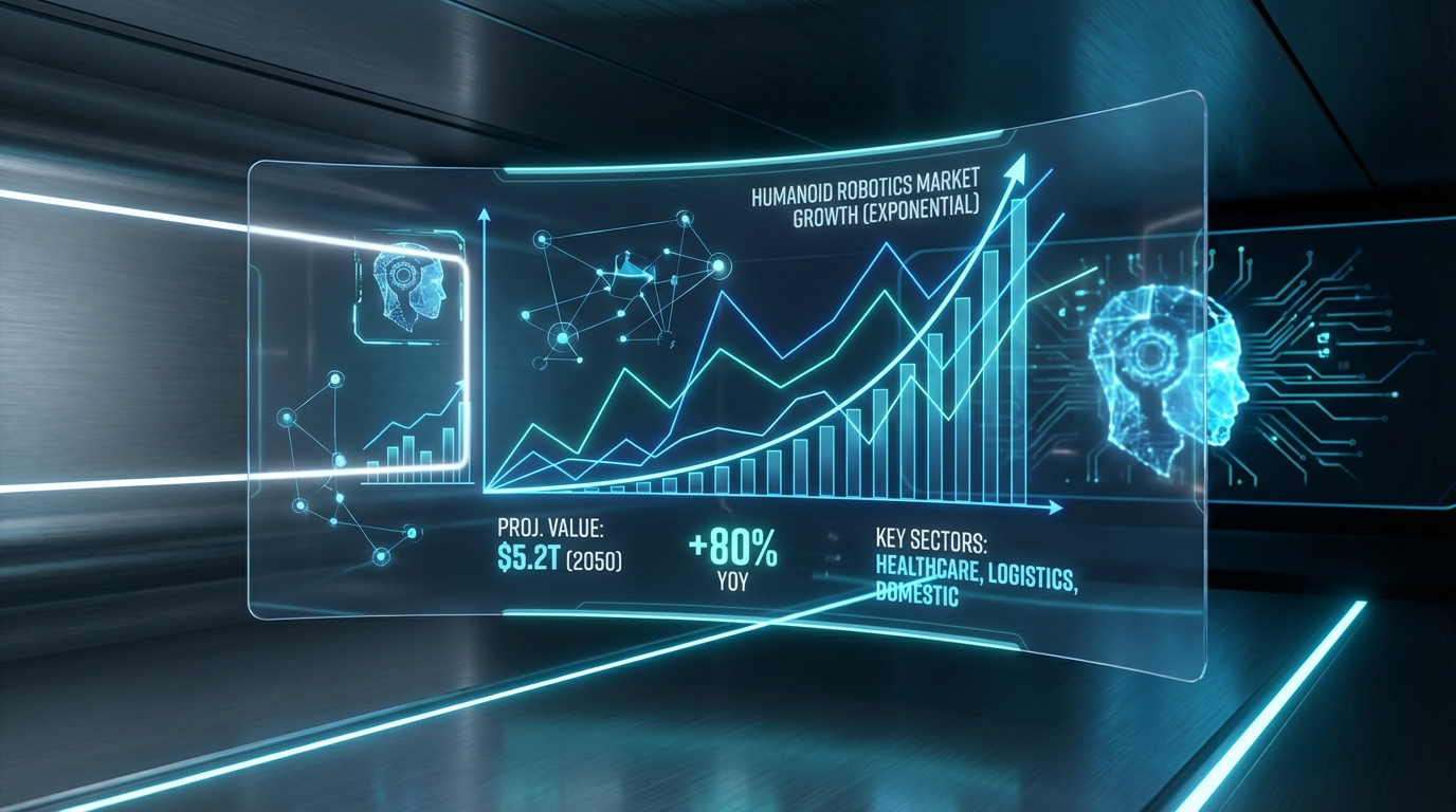 Croissance du marché des robots humanoïdes
